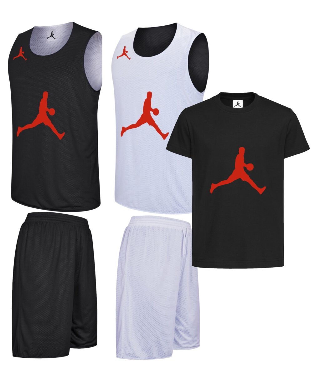 Basketball-Trikot und T-Shirt